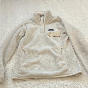 Patagonia Cream Fleece Pullover